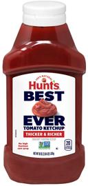 Hunts Best Ever Tomato Ketchup, 38 Ounce Bottle -- 12 per case.