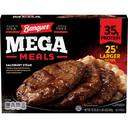 Banquet Salisbury Steak Mega Meal, 16.95 Ounce -- 8 per case.