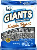 Giants Fresh Cracked Pepper Kettle Roast Sunflower Seed, 5 Ounce -- 12 per case