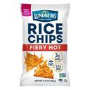 Lundberg Family Farms Fiery Hot Flavored Rice Chips, 5.5 Ounce -- 6 per case
