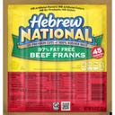 Hebrew National Ninety Seven Percent Fat Free Beef Frank, 9. 43 Ounce -- 12 per case.