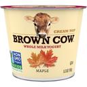 Brown Cow Cream Top Maple Whole Milk Yogurt, 5.3 Ounce -- 12 per case