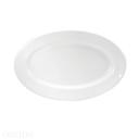 Buffalo Cream White Rolled Edge Platter, 11 1/2 inch -- 12 per case.