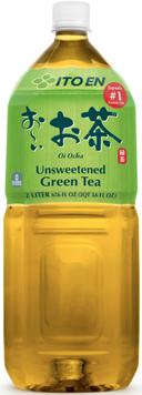 Ito En Oi Ocha Unsweetened Green Tea, 2 Liter -- 6 per case.