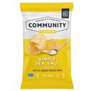 Community Snacks Simply Sea Salt Kettle Cooked Potato Chips, 2 Ounce -- 25 per case