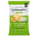 Community Snacks Sour Cream and Onion Kettle Cooked Potato Chips, 2 Ounce -- 25 per case