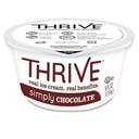 Thrive Frozen Nutrition Simply Chocolate Ice Cream, 6 Fluid Ounce Cup -- 24 per case
