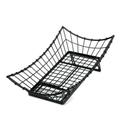 Tablecraft Grand Master Transformer Collection Black Powder Coated Steel Rectangular Buffet Service Basket, 21 x 13 x 5.5 inch