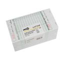National Checking Company Guest Check Board - 1 Part Green, 13 Line, 4.20 x 7.25 inch -- 2500 per case.