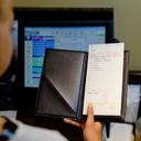 National Checking Company Carbonless Guest Check Board - 3 Part Tan, 15 Line, 4.20 x 8.5 inch -- 2000 per case.