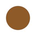 National Checking Brown Circle Permanent Label, 0.5 inch -- 1000 per case.