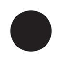 National Checking Black Circle Permanent Label, 5 inch -- 1000 per case.