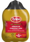 Tyson Premium Whole Cornish Hen without Giblets, 1 Pound -- 24 per case