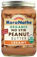 MaraNatha Organic Creamy Peanut Butter, 16 Ounce -- 6 per case.