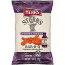 Herrs Stubbs Sticky Sweet BBQ Cheese Curls, 1.25 Ounce -- 60 per case