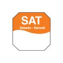 Daymark 1 Milliliter Octagon Saturday Day of The Week Label, 1000 count per pack -- 12 per case