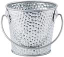 Tablecraft Galvanized Small Pail, 3 x 3 inch - 12 count per pack -- 12 pack per case