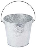 Tablecraft Galvanized Round Peanut Pail, 8 x 7 inch -- 4 per case
