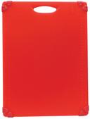 Tablecraft Grippy Red Cutting Board, 15 x 20 x 1/2 inch -- 6 per case