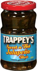 Trappey Sweet and Hot Jalapeno Slices, 12 Fluid Ounce -- 12 per case.