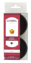 Gobel Steel Muffin Mold Box, set of 6