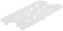 Winco Polycarbonate Fourth Size Drain Shelf, 8 x 3 15/16 inch -- 20 per case