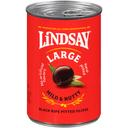 Bell Carter Foods Lindsay Large Black Pitted Ripe Olives, 6 Ounce -- 24 per case.