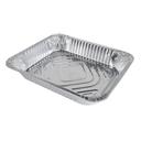 Chef's Seal Aluminum Silver Standard Weight Half Size Medium Steamtable Pan, 15.4 inch Depth -- 100 per case