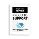 Single Serv Pepper - Flat Packets, 0.1 Gram -- 3000 per case