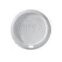 Graphic Packaging International Polystyrene White Dome Lid for 12-24 Ounce Sipper Hot Cup -- 1200 per case