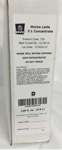 Javo Beverage 7:1 Concentrate Mocha Iced Latte, 1 Gallon