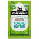 Once Again Nut Butter Organic Lightly Toasted Almond Butter - Squeeze Pack, 1.15 Ounce -- 60 per case