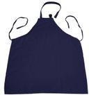 Intedge Navy Poly/Cotton Adjustable D Ring Apron with 2 Pockets