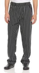 Hey Chef Chalk Stripe 2X 3 Pocket Elastic Waist Zipper Fly Pant