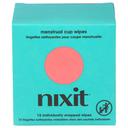 Nixit Menstrual Cup Wipes, 15 count