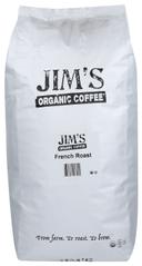 Jims Organic Coffee French Roast Coffee, 5 Pound