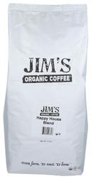 Jims Organic Coffee Happy House Blend Coffee, 5 Pound