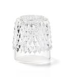 Hollowicks Clear Diamond Point Globe Only, 2 1/2 inch Height.