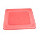 Vollrath 52434-02 Super Pan V Flexible Steam Table Hotel Red Sixth Size Pan Lid, 6.406 x 6.976 x 0.527 inch Overall