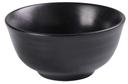 Yanco Noble Black Color Glazed Porcelain Black Rice Bowl, 10 Ounce -- 36 per case