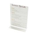 Cal-Mil Classic Upright Tabletop Cardholder, 5 x 0.25 x 7 inch -- 24 per case