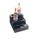 Cal-Mil Black Acrylic 3 Tier Bottle Organizer, 9.50 x 12.75 x 6.50 inch