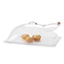 Cal-Mil Classic Clear Dome Display Cover with Single End Opening and Door, 12 x 20 x 7 inch -- 4 per case