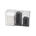 Cal-Mil Classic Acrylic Three Section Countertop Cup Lid and Napkin Organizer, 13.25 x 5.25 x 8.00 inch
