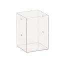 Cal-Mil Classic Clear Acrylic Modular Countertop Straw Holder, 4.25 x 4.25 x 6 inch