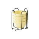 Cal-Mil Black Wire Frame Bowl Holder, 6 1/2 x 6 1/2 x 8 inch -- 3 per case