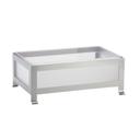 Cal-Mil Frost Soho Ice Housing with Clear Pan, 21 x 12 x 8.25 inch