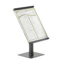 Cal-Mil Black One by One Metal Magnetic Sign Display, 8.75 x 8.75 x 15.5 inch