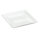 Cal-Mil White Porcelain Large Square Platter, 11.875 x 11.875 x 1.25 inch
