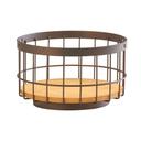 Cal-Mil Sierra Bronze Accent Bowl, 10 inch Dia x 6 inch